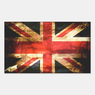 Brits Rechthoekige Sticker