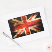 Brits Rechthoekige Sticker (Envelop)