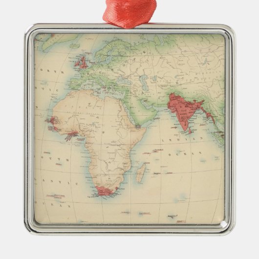 Brits rijk metalen ornament (Voorkant)