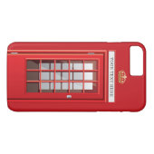 Brits rood telefoonboek Aangepast monogram Case-Mate iPhone Case (Achterkant (Horizontaal))