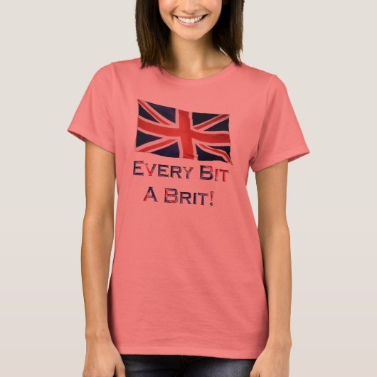 Brits Shirt Patriotic Ringer (Voorkant)