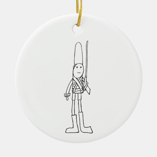 Brits soldaat Ornament (Voorkant)