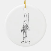 Brits soldaat Ornament (Achterkant)