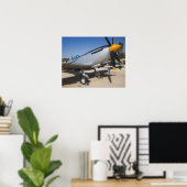 Brits-Spitbrandbestrijder Poster (Thuiskantoor)