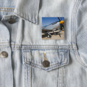 Brits-Spitbrandbestrijder Vierkante Button 5,1 Cm (In situ)