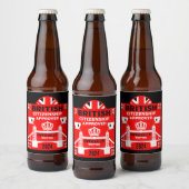 Brits staatsburgerschap geschenken bier etiket (Flessen)