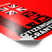 Brits staatsburgerschap geschenken foto afdruk (Hoek)