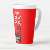 Brits staatsburgerschap geschenken latte mok (Rechterhoek)