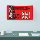 Brits staatsburgerschap geschenken spandoek (Beurs)