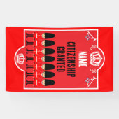 Brits staatsburgerschap geschenken spandoek (Horizontaal)