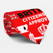 Brits staatsburgerschap geschenken stropdas (Opgerold)
