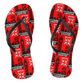 Brits staatsburgerschap geschenken teenslippers (Voetbed)