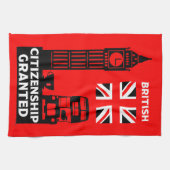 Brits staatsburgerschap geschenken theedoek (Horizontaal)