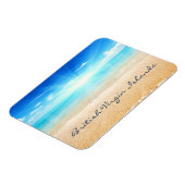 Brits strand op de Maagdeneilanden Magneet (Linkerzijde)