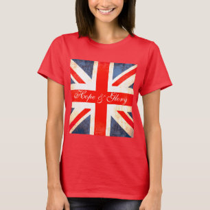 Brits T-shirt voor de Britse hoopvolle en glory un