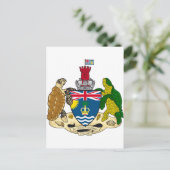 Brits Territoriaal wapen IO, Brits IO Briefkaart (Staand voorkant)