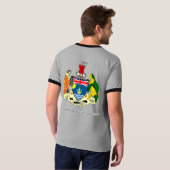 Brits territoriaal wapenschild in de Indische Ocea T-shirt (Achterkant volledig)
