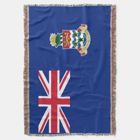 Brits Territorium Kaaimaneilanden Vlag Gooi Deken (Voorkant Verticaal)