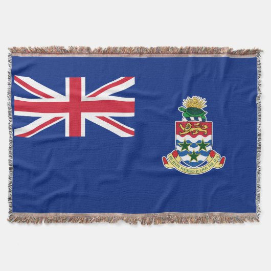 Brits Territorium Kaaimaneilanden Vlag Gooi Deken (Voorkant)