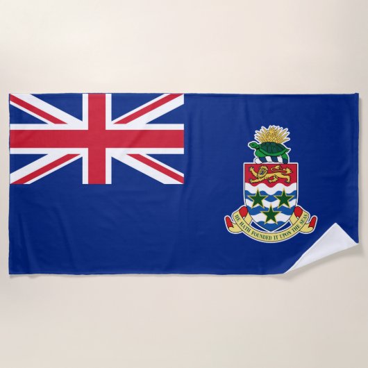 Brits Territorium Kaaimaneilanden Vlag Strandlaken (Voorkant)