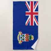 Brits Territorium Kaaimaneilanden Vlag Strandlaken (Voorkant)