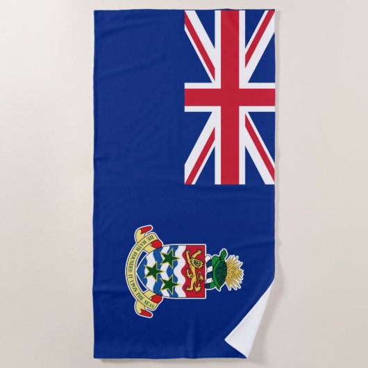 Brits Territorium Kaaimaneilanden Vlag Strandlaken (Voorkant)