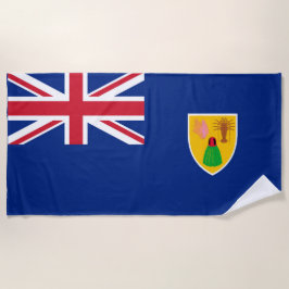 Brits Territorium Turks & Caicos Vlag Strandhanddo Strandlaken