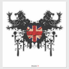 Brits toneel en  vlootsegment sticker