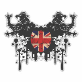 Brits toneel en vlootsegment sticker