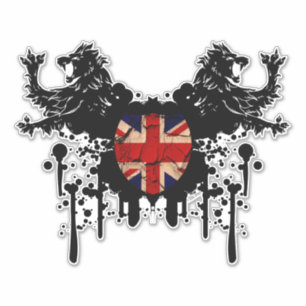 Brits toneel en  vlootsegment sticker