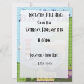 Brits  treinreisposter kaart (Achterkant)