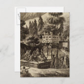 Brits Uitzicht ter illustratie van Colombia Briefkaart (Voorkant / Achterkant)