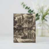 Brits Uitzicht ter illustratie van Colombia Briefkaart (Staand voorkant)