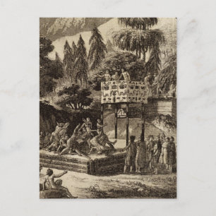 Brits Uitzicht ter illustratie van Colombia Briefkaart