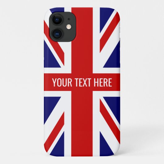 Brits Uniedeslag vlag Engelse drukkerij Case-Mate iPhone Case (Achterkant)