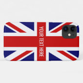 Brits Uniedeslag vlag Engelse drukkerij Case-Mate iPhone Case (Achterkant (horizontaal))