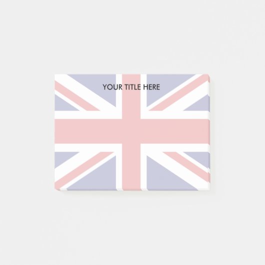 Brits Uniemodel onder vlag Personeel Post-it® Notes (Voorkant)