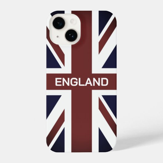 Brits Unievaartuig vlag aangepaste naam iPhone 14  iPhone Hoesje (Achterkant)