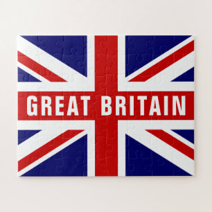 Brits Unievaartuig vlag aangepaste puzzel in cadea