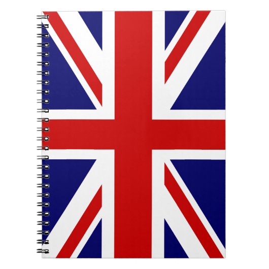Brits Unievaartuig vlag van Engeland spiraal notit Notitieboek (Voorkant)