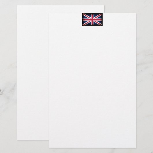 Brits Unievlag Jack Patriotic Design Briefpapier (Voorkant / Achterkant)