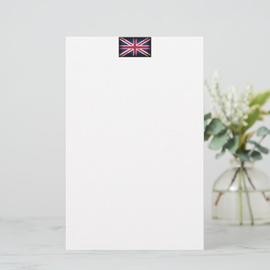 Brits Unievlag Jack Patriotic Design Briefpapier (Staand voorkant)