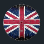 Brits Unievlag Jack Patriotic Design Dartbord<br><div class="desc">Voor degenen die van Groot-Brittannië houden en zich identificeren met de onmiskenbare vorm van de beroemde vlag van de Unie,  is dit ontwerp voor u. :)</div>