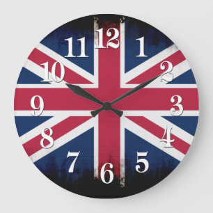Brits Unievlag Jack Patriotic Design Grote Klok