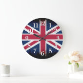 Brits Unievlag Jack Patriotic Design Grote Klok (Huis)