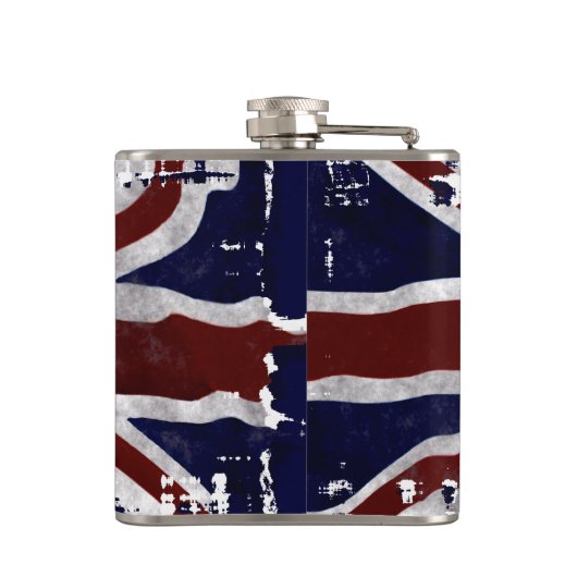 Brits Unievlag Jack Patriotic Design Heupfles (Achterkant)