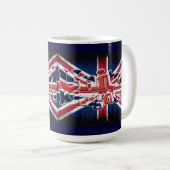 Brits Unievlag Jack Patriotic Design Koffiemok (Voorkant rechts)
