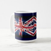 Brits Unievlag Jack Patriotic Design Koffiemok (Voorkant links)