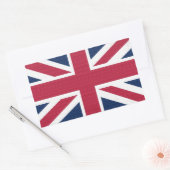 Brits Unievlag Jack Patriotic Design Rechthoekige Sticker (Envelop)