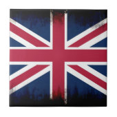 Brits Unievlag Jack Patriotic Design Tegeltje (Voorkant)